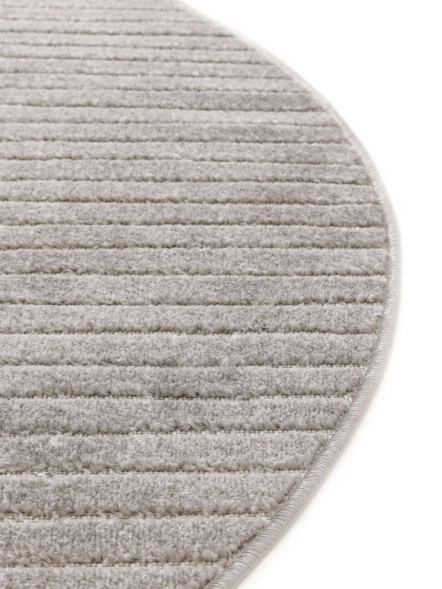 In- & Outdoor Teppich Mars Ø 160 cm rund Grau
