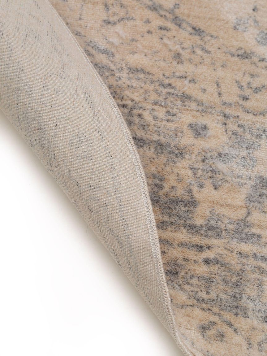 Viskoseteppich rund Haven Ø 160 cm rund Beige