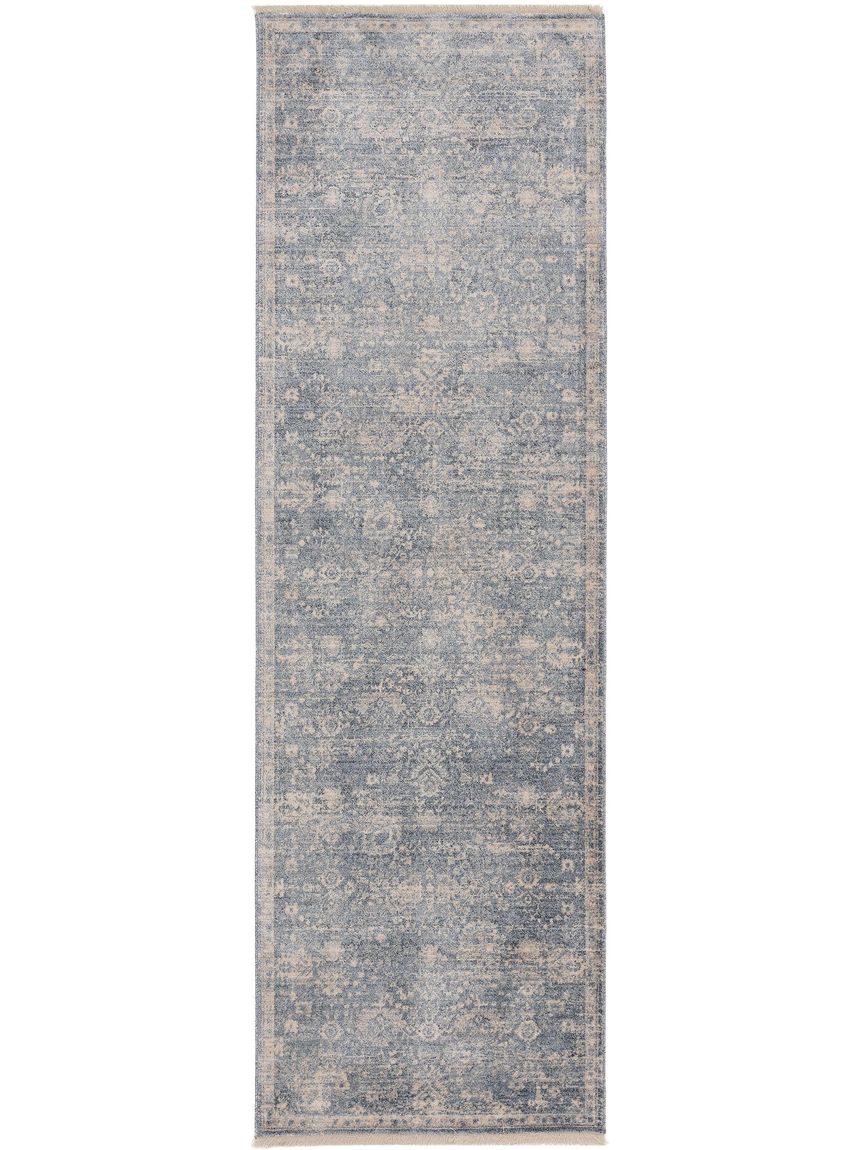 Viskoseteppich Läufer Haven 70x240 cm Blau