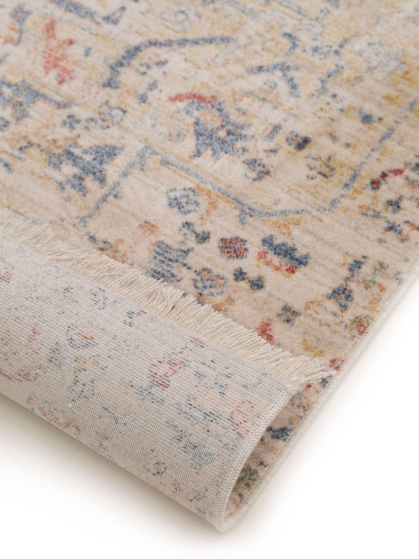 Viskoseteppich Läufer Haven 70x240 cm Bunt / Beige