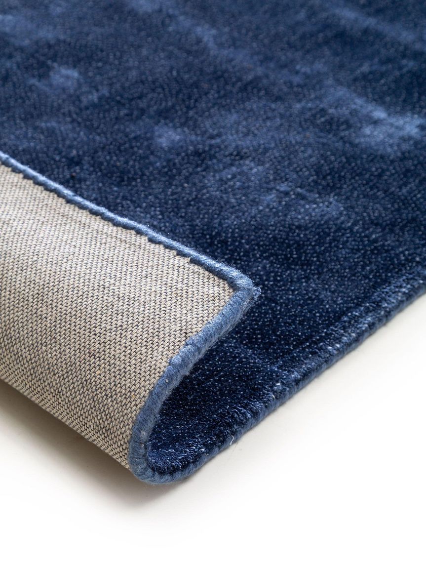 Viskoseteppich Milian Blau