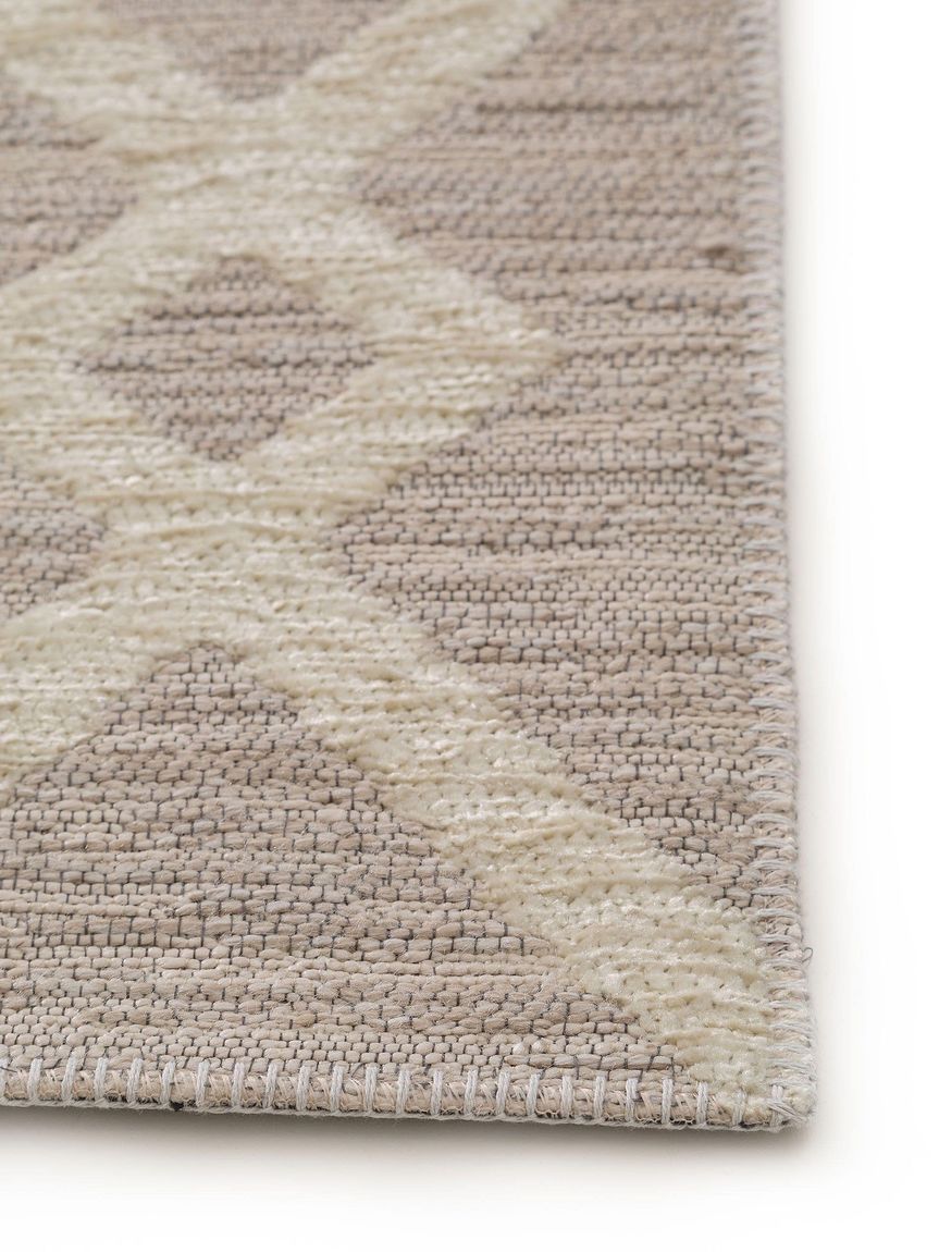 Flachgewebeteppich Läufer Henna 70x240 cm Beige