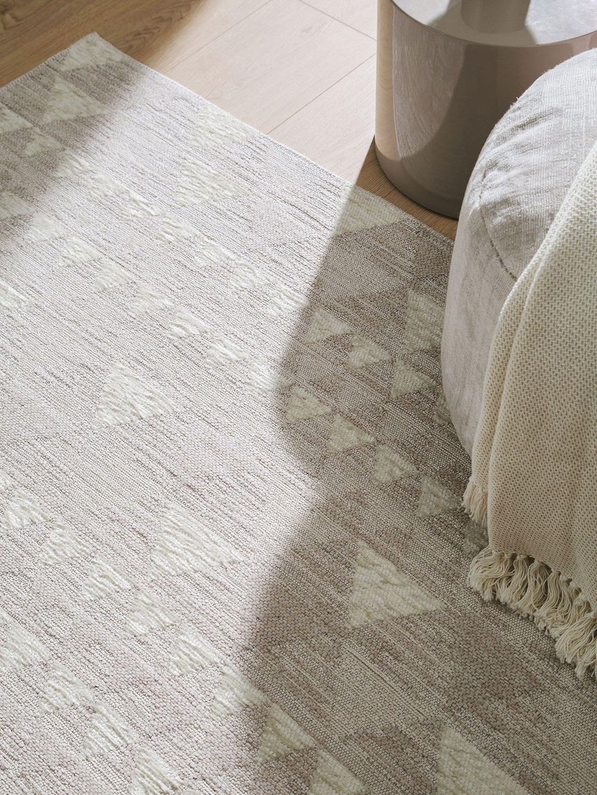 Flachgewebeteppich Henna Beige