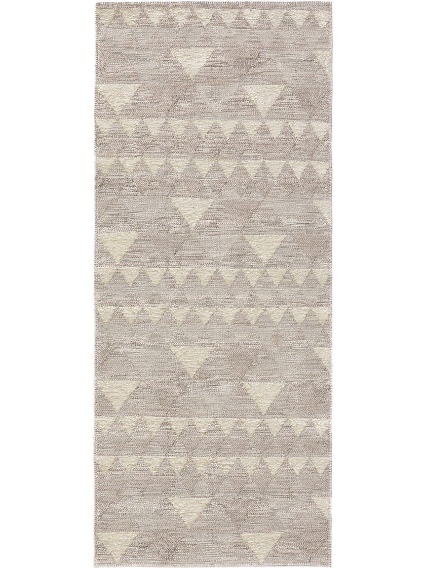 Flachgewebeteppich Läufer Henna 70x240 cm Beige