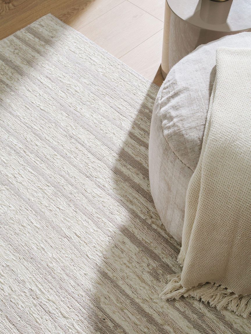 Flachgewebeteppich Henna Beige