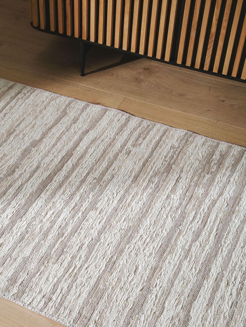 Flachgewebeteppich Läufer Henna 70x240 cm Beige