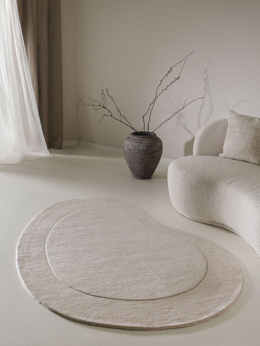 Wollteppich Shape 140x200 cm Creame