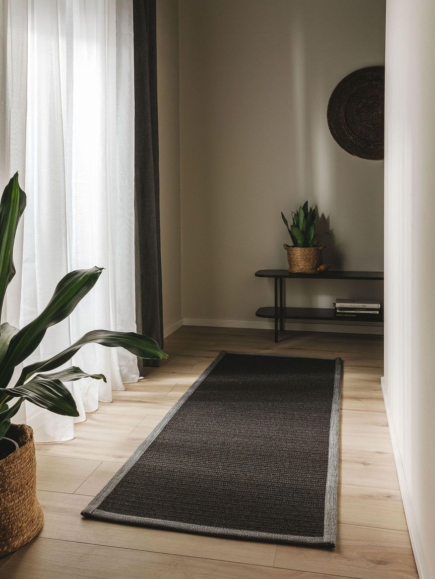 In- & Outdoor Läufer Nandi 70x200 cm Schwarz