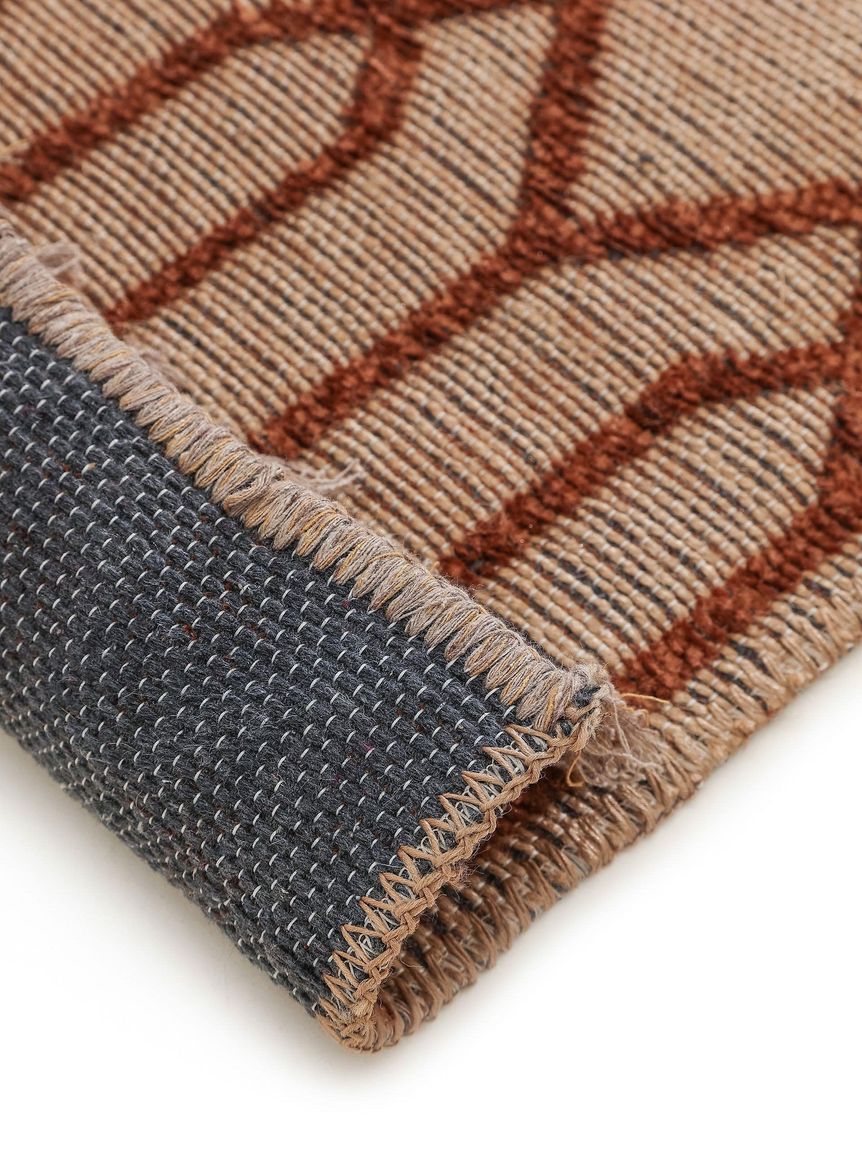 Juteteppich Bailey 250x350 cm Terrakotta