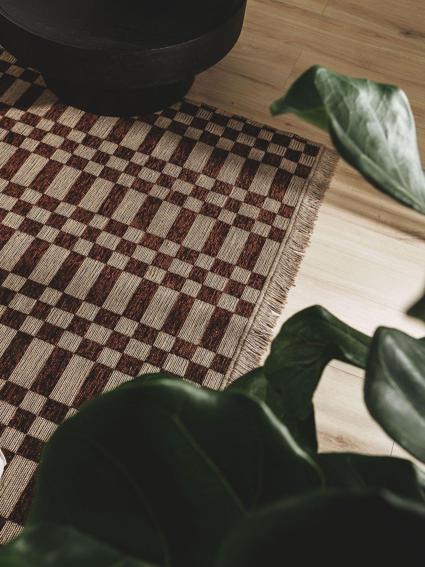 Juteteppich Bailey 250x350 cm Beige / Braun