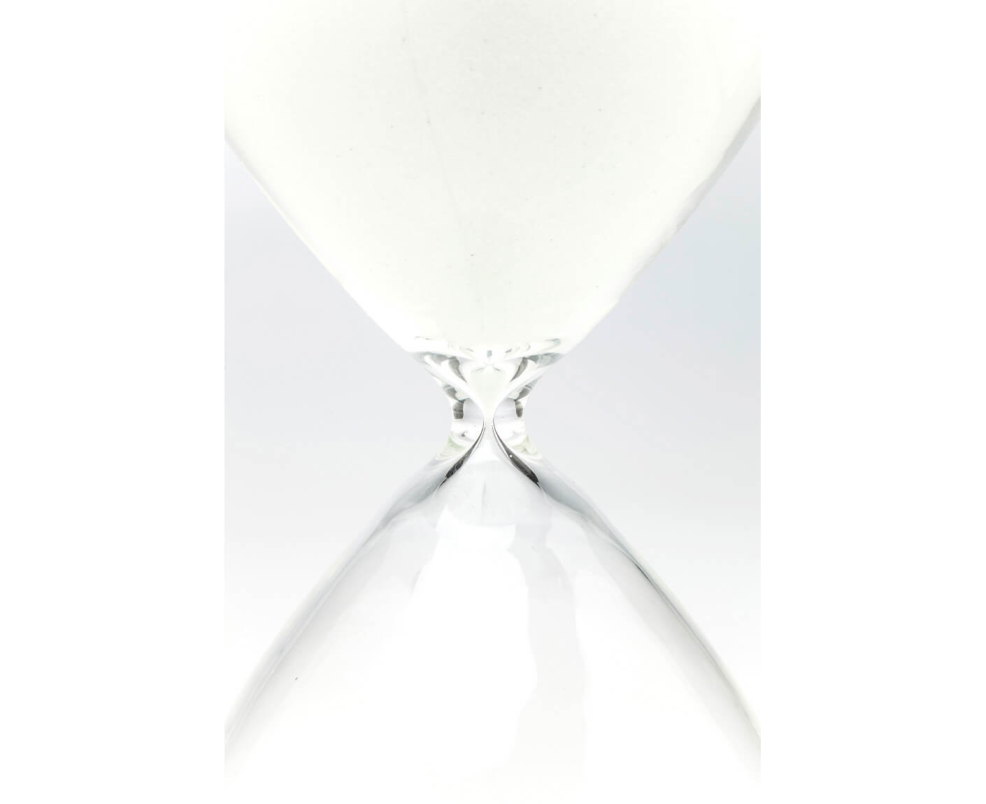 Sanduhr Timer 4 Stunden Weiß 45cm