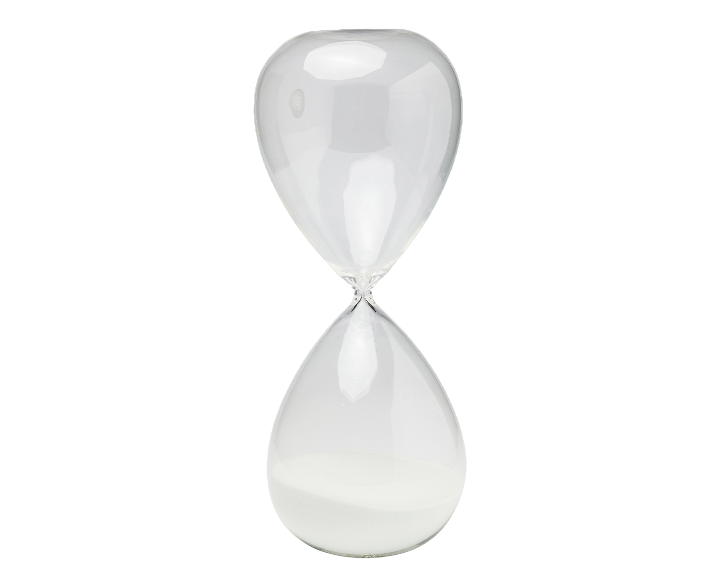 Sanduhr Timer 4 Stunden Weiß 45cm