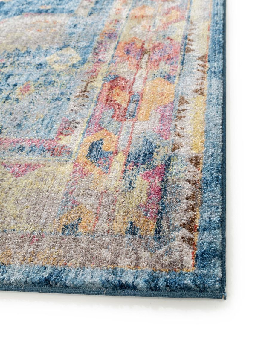 Teppich Tara Bunt / Blau