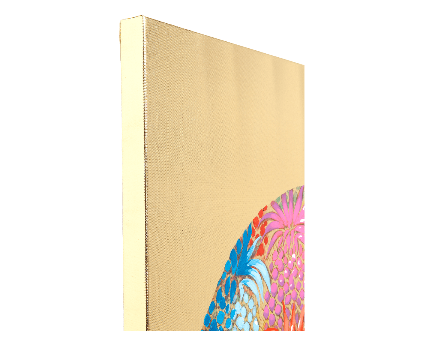 Leinwandbild Gemälde Flower Elefant 120x90 cm