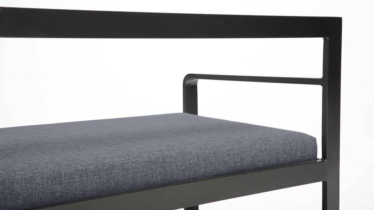 Kettler Gartenlounge 230x200 cm Essgruppe Anthrazit / Grau