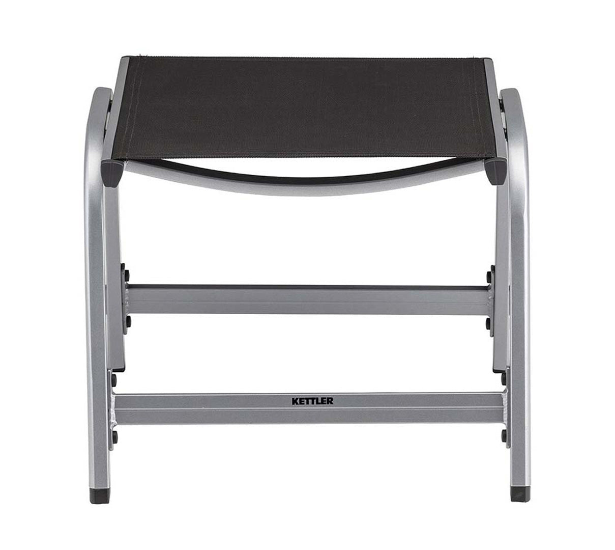 Kettler Basic Plus Hocker Silber / Anthrazit