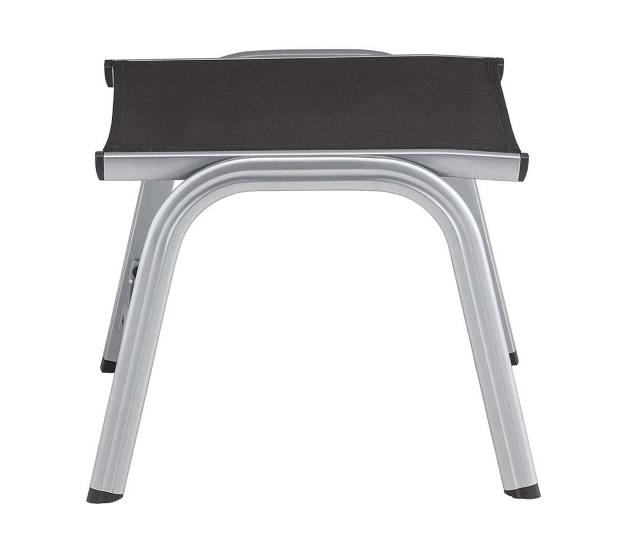 Kettler Basic Plus Hocker Silber / Anthrazit