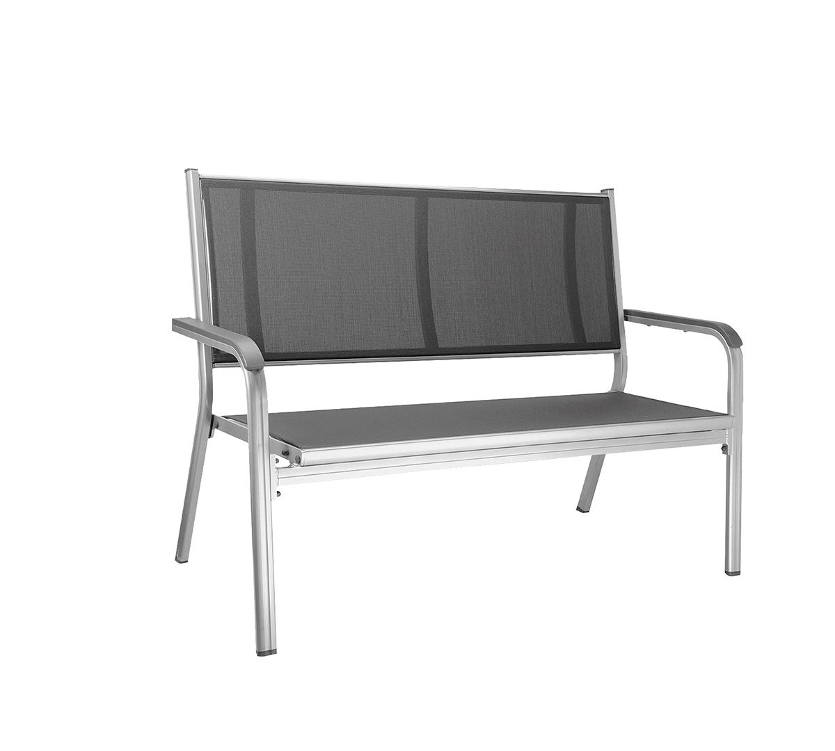 Kettler Basic Plus 6tlg. Gartenset Silber / Anthrazit