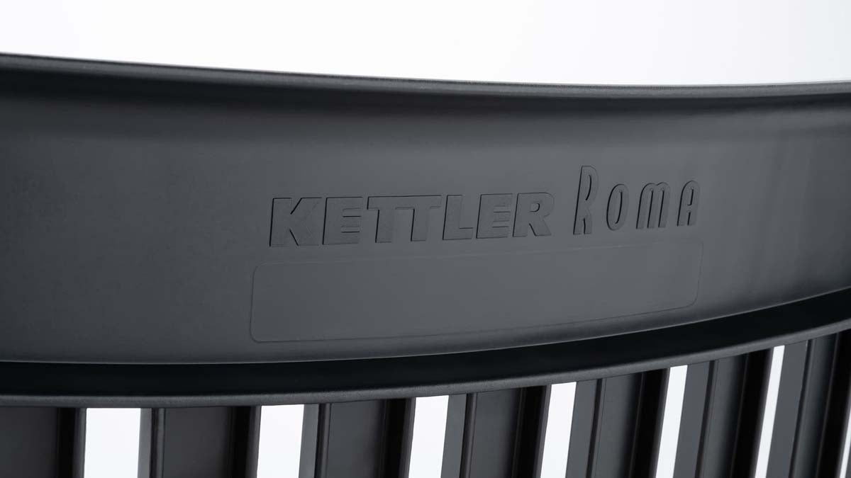 Kettler Roma Gartenliege auf Rollen Anthrazit