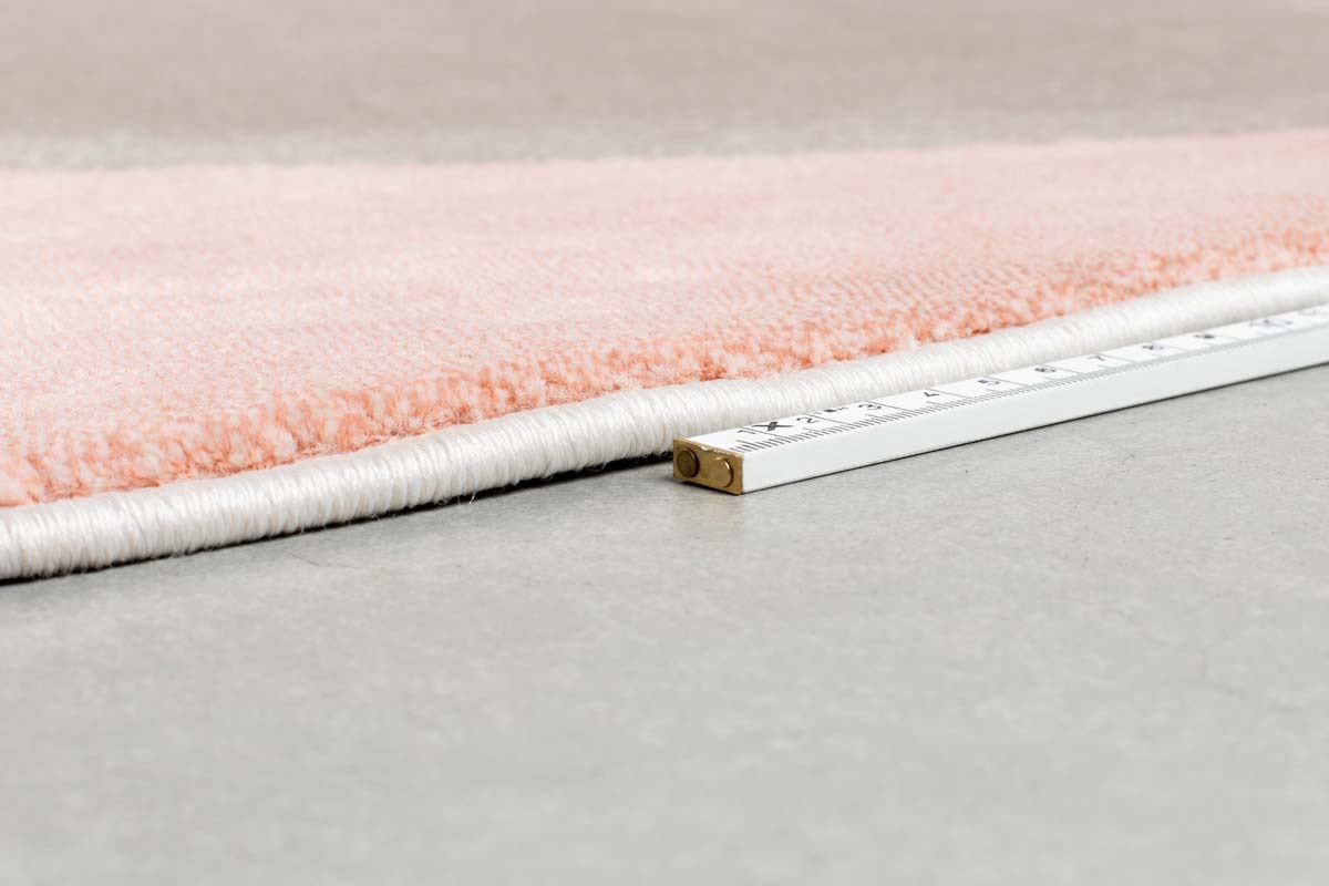 Hilton Teppich Ø240 cm Grau/Pink