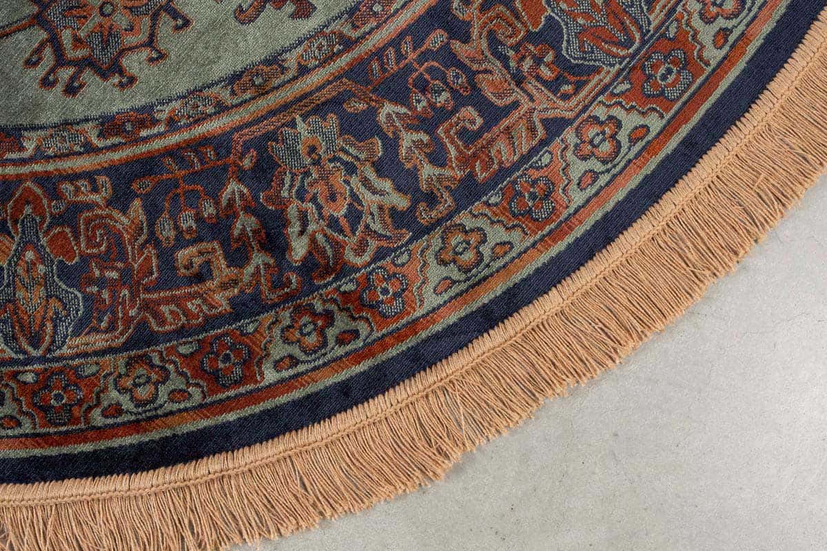 Raz Teppich rund, verschiedene Größen, Grün