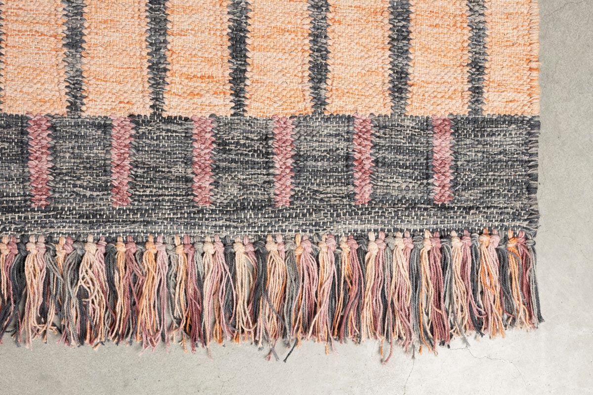 Hampton Teppich 200 x 300 cm Rosa / Orange