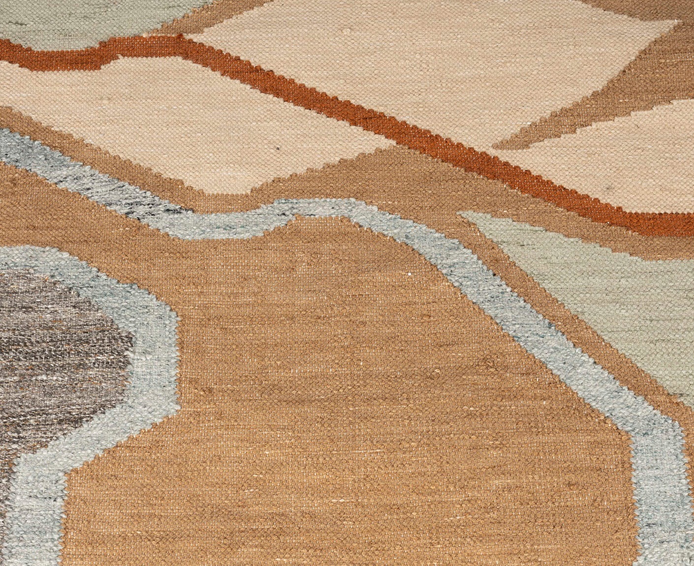 Saigon Teppich 160 x 230 cm recyceltem PET Beige / Orange