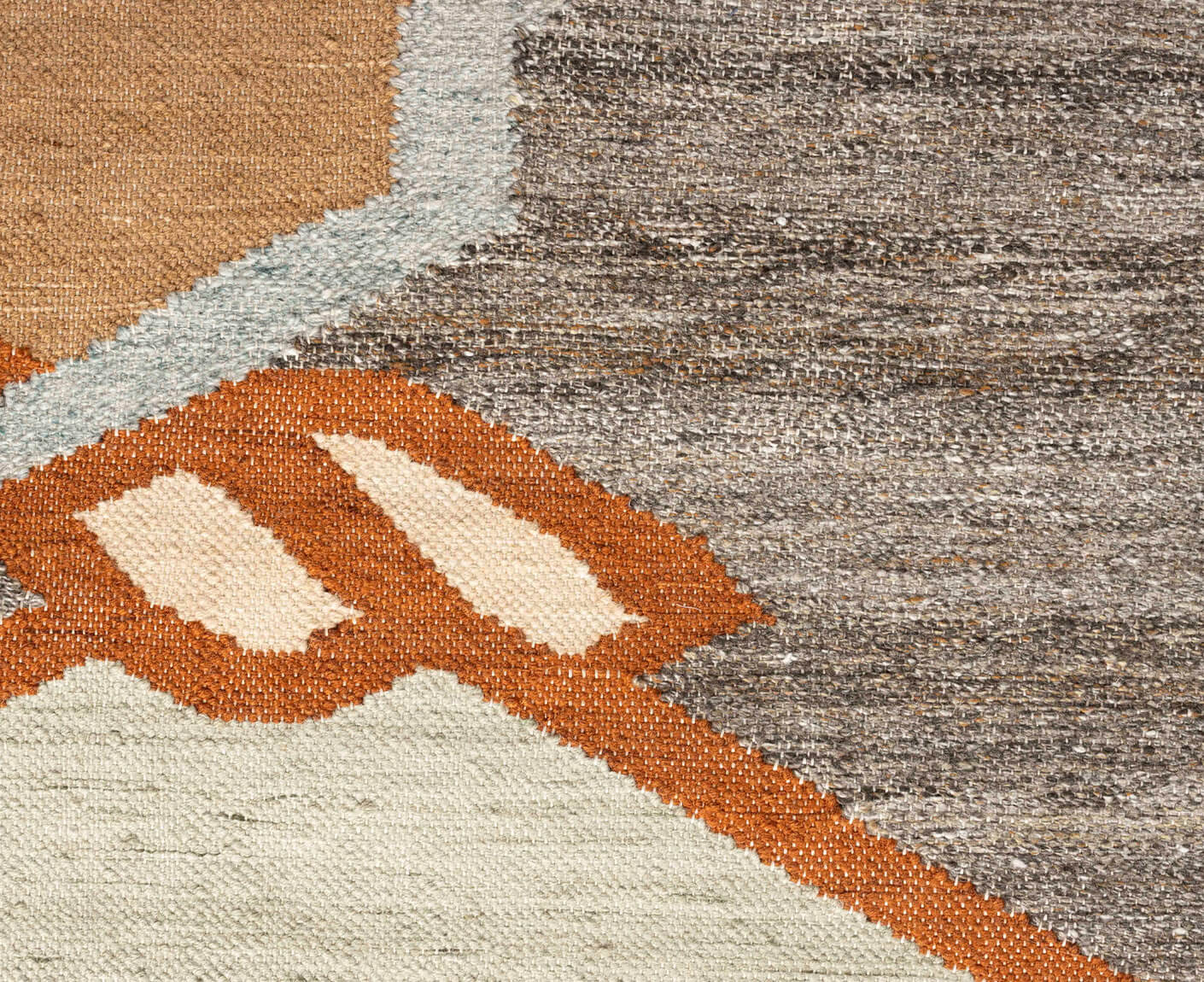 Saigon Teppich 160 x 230 cm recyceltem PET Beige / Orange
