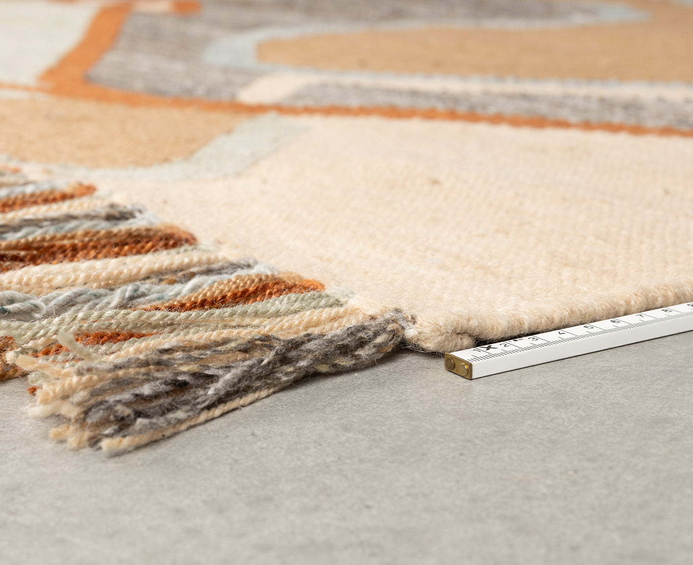 Saigon Teppich 160 x 230 cm recyceltem PET Beige / Orange