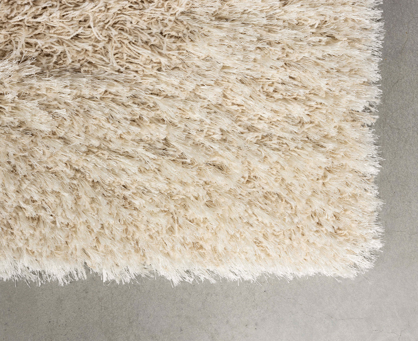 Curly Teppich 200x290 Hochfloor Beige