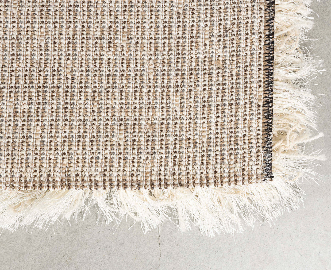 Curly Teppich 200x290 Hochfloor Beige