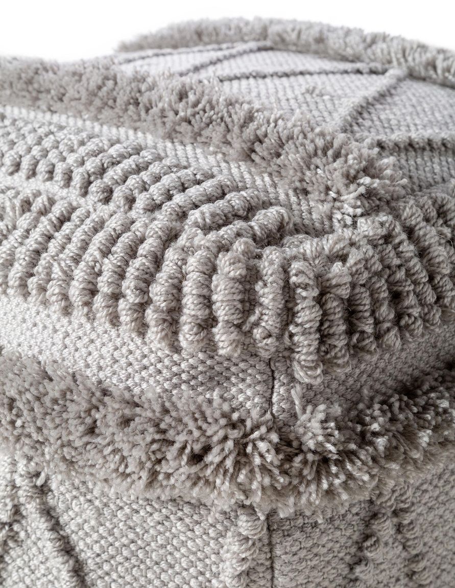 In-&-Outdoor-Pouf Toni 45x45x45 cm Grau