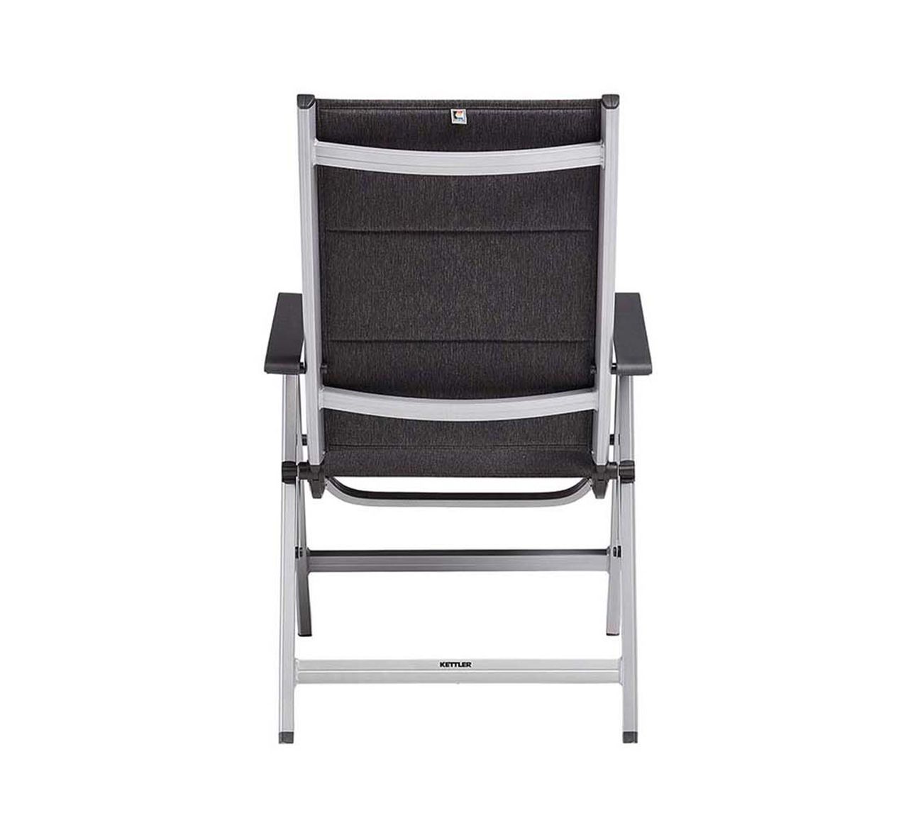 Kettler Basic Plus Padded Multipositionssessel Silber / Anthrazit