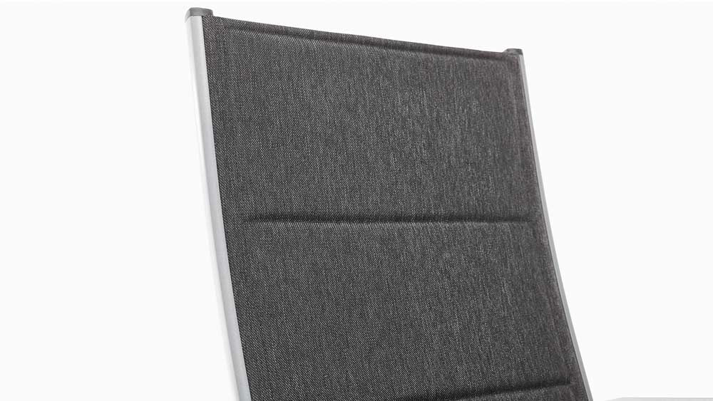 Kettler Basic Plus Padded Multipositionssessel Silber / Anthrazit