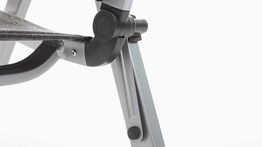 Kettler Basic Plus Padded Multipositionssessel Silber / Anthrazit