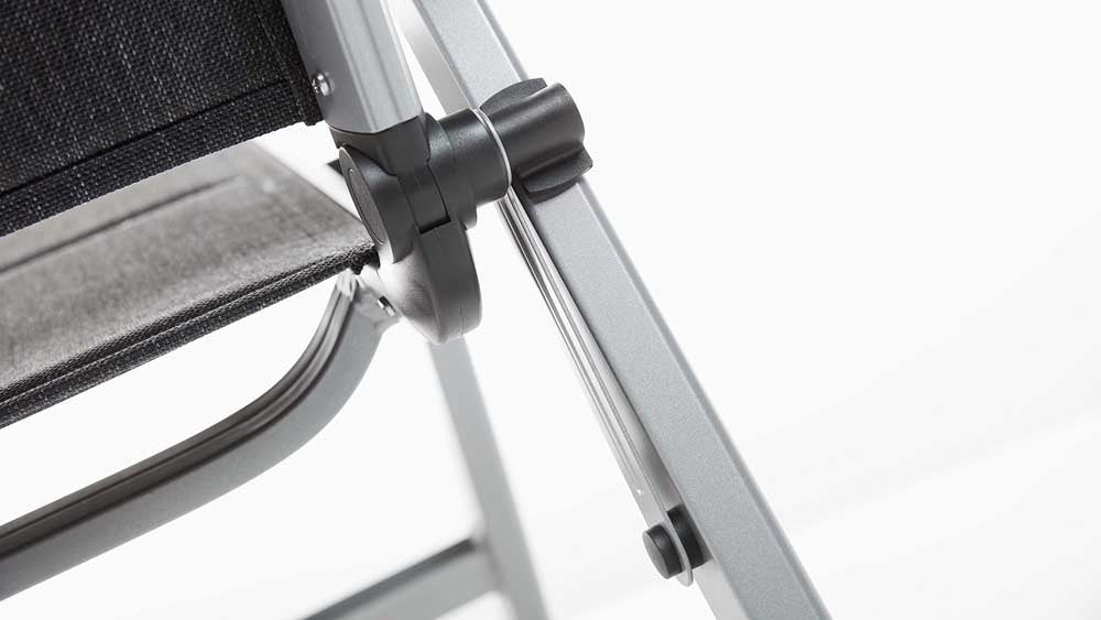 Kettler Basic Plus Padded Multipositionssessel Silber / Anthrazit