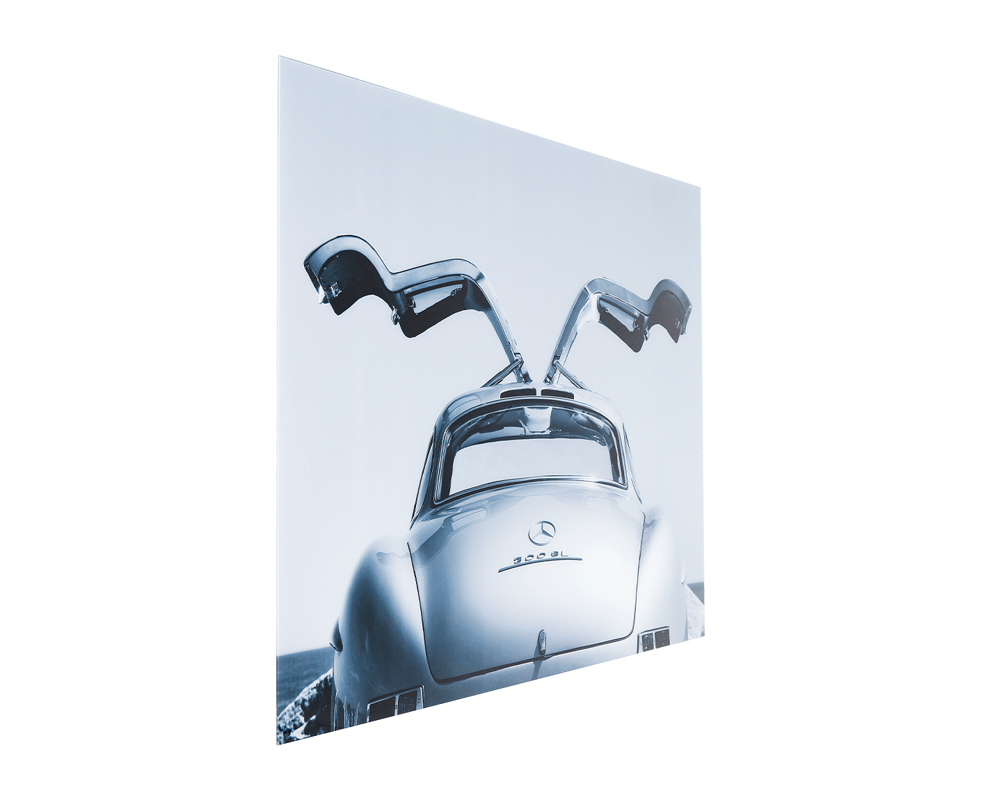 Glasbild Oldtimer Back 160x120 cm