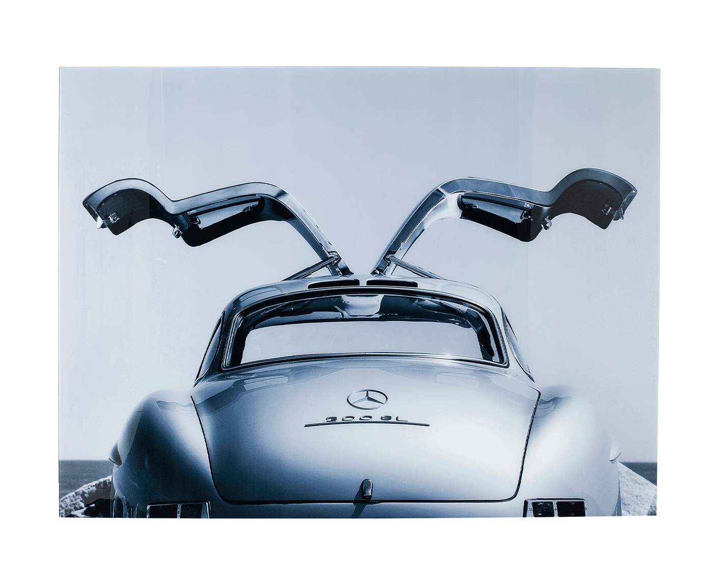 Glasbild Oldtimer Back 160x120 cm