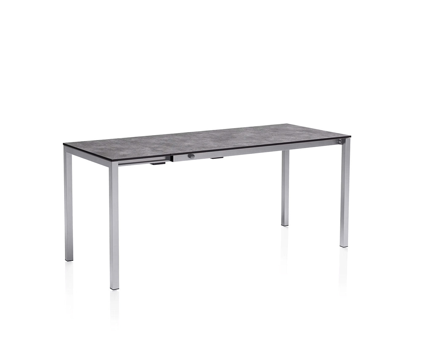 Kettler Cubic HPL Gartentisch, ausziehbar, Größe wählbar Silber / Anthrazit