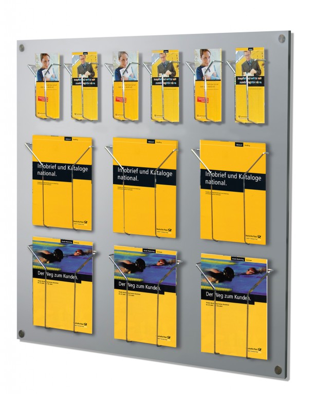 Focus Prospekthalter Wand-Prospekthalter Präsentationsmittel