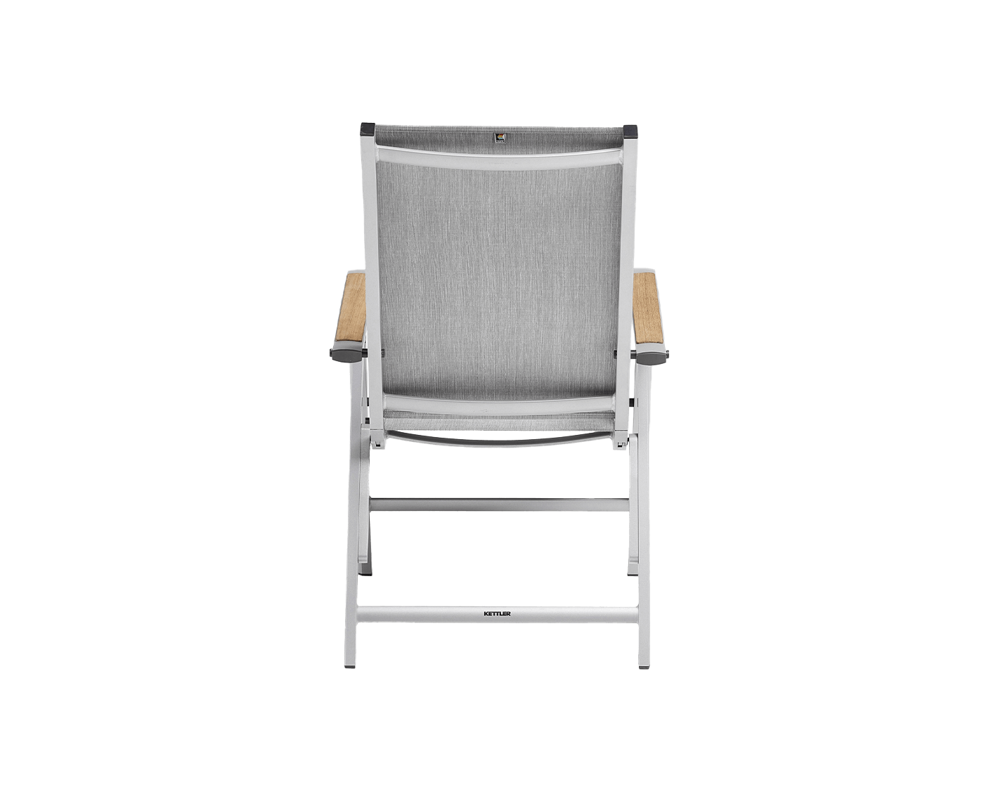 Kettler Diamond Gartenmöbelset 5-teilig Teakholz Silber / Grau