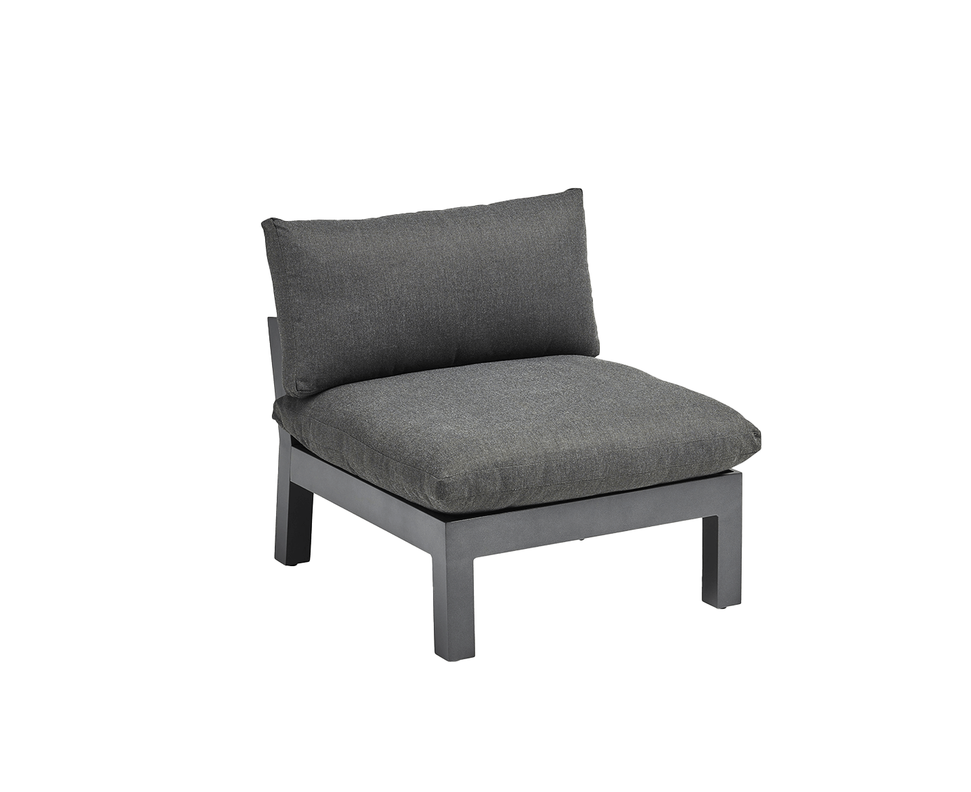 Kettler Comfort Lounge Mittelteil Loungesessel Anthrazit Matt / Graphit
