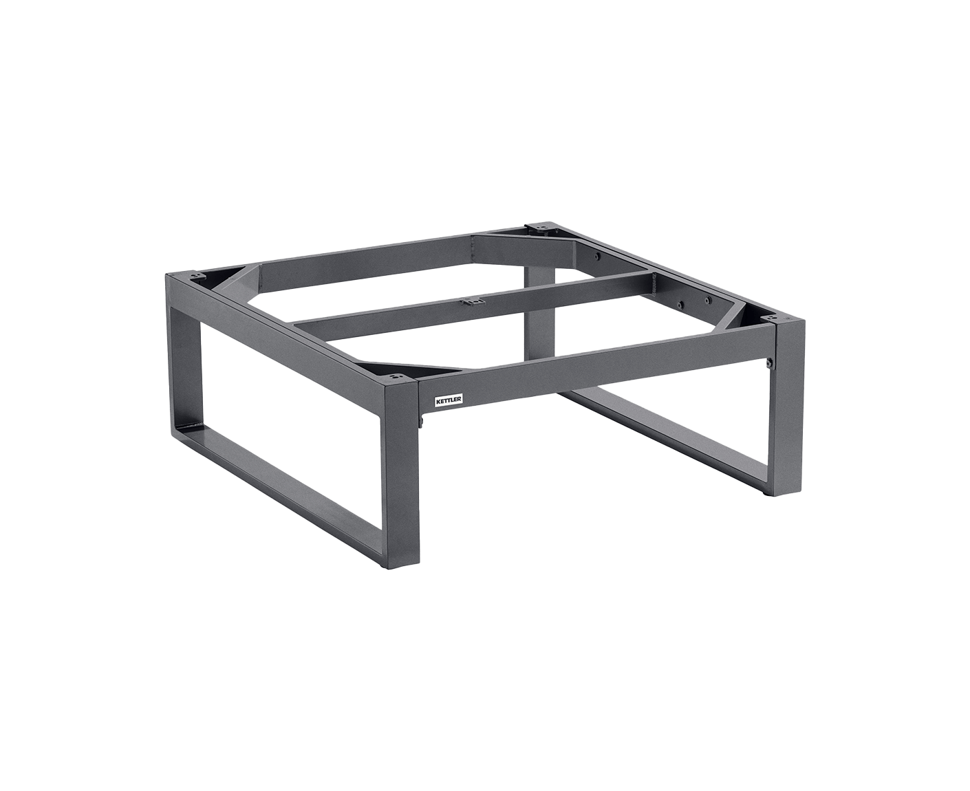 Kettler Ego Modular Gartenlounge inkl. Tisch Anthrazit / Sunbrella