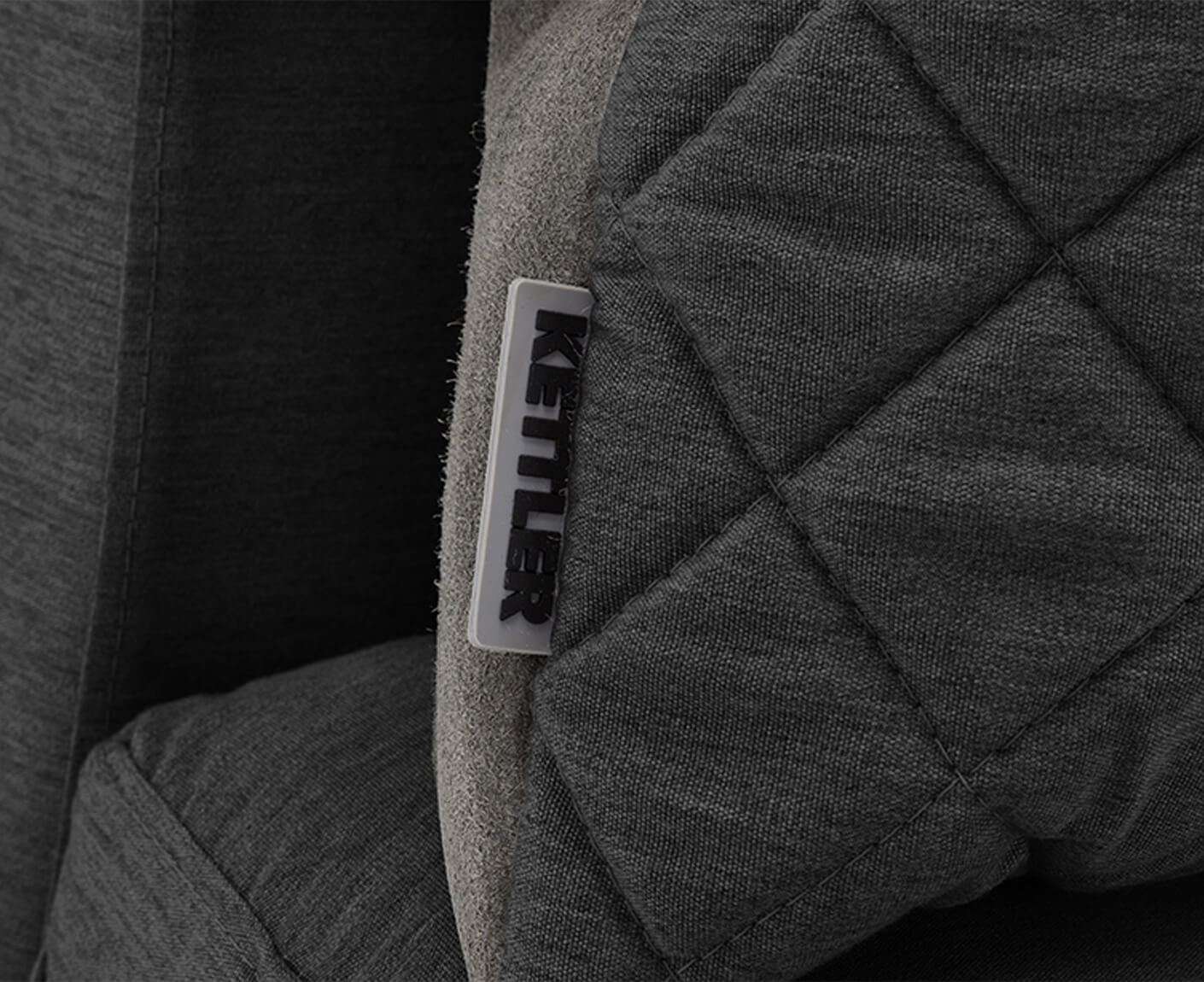 Kettler Ego Modular Endteil Links Anthrazit / Sunbrella