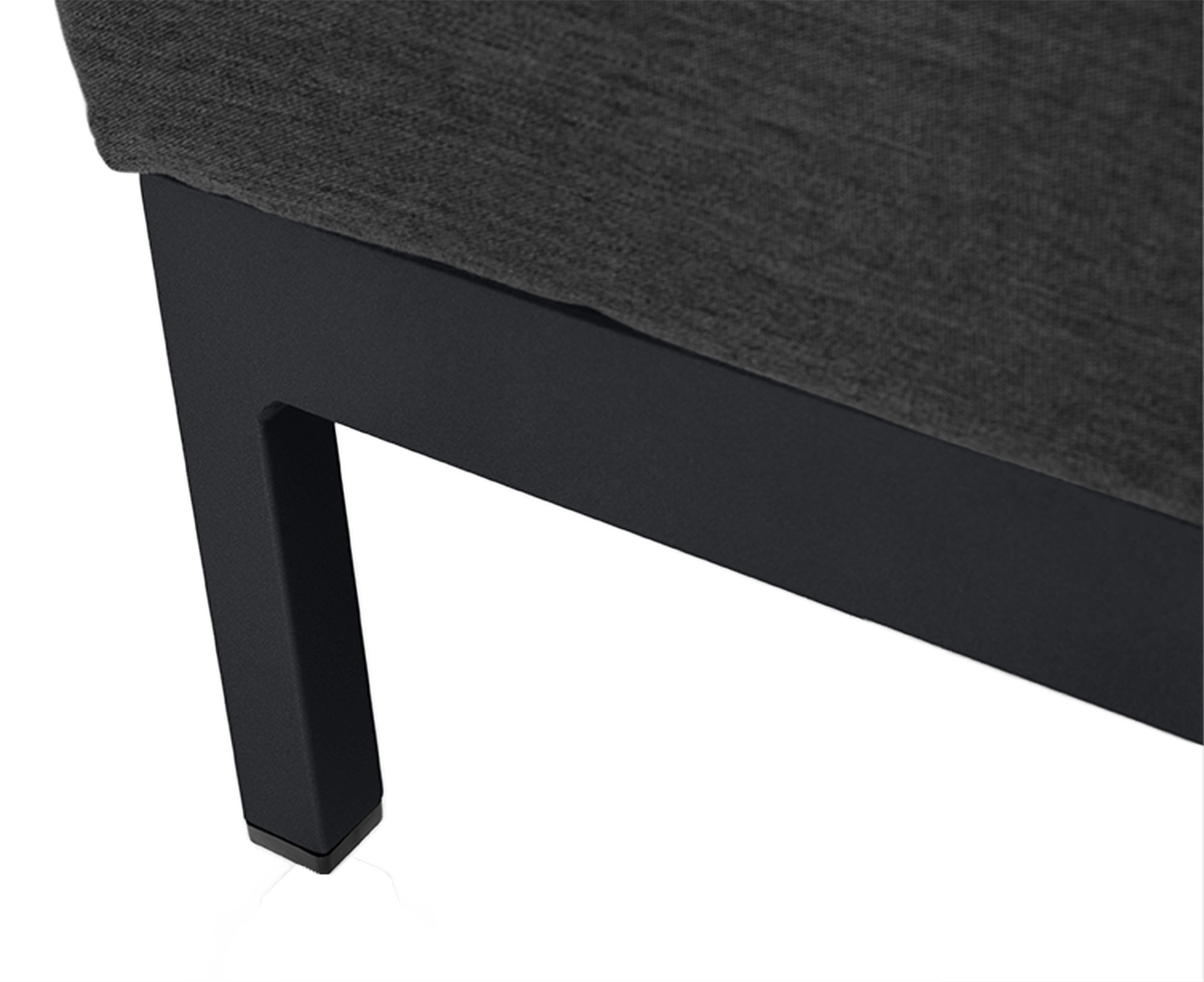 Kettler Ego Modular Gartenlounge 4-Sitzer Anthrazit / Sunbrella