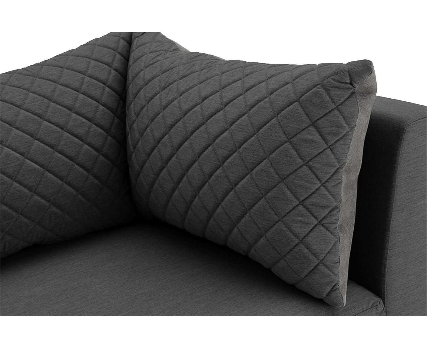 Kettler Ego Modular Gartenlounge 4-Sitzer Anthrazit / Sunbrella