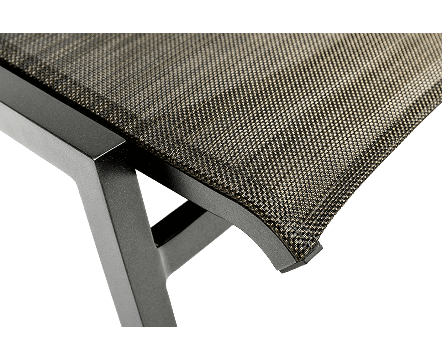 Kettler Ocean Skid Sonnenliege Anthrazit-Teak / Bronze
