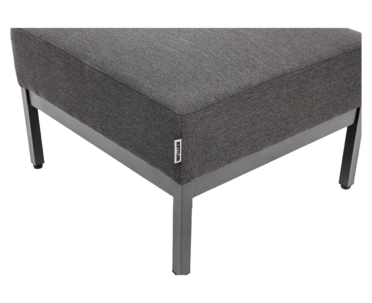 Kettler Pure Lounge Hocker Anthrazit / Sunbrella
