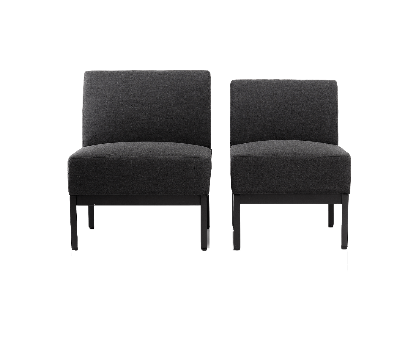 Kettler Pure City-Line Lounge Mittelteil Anthrazit / Sunbrella