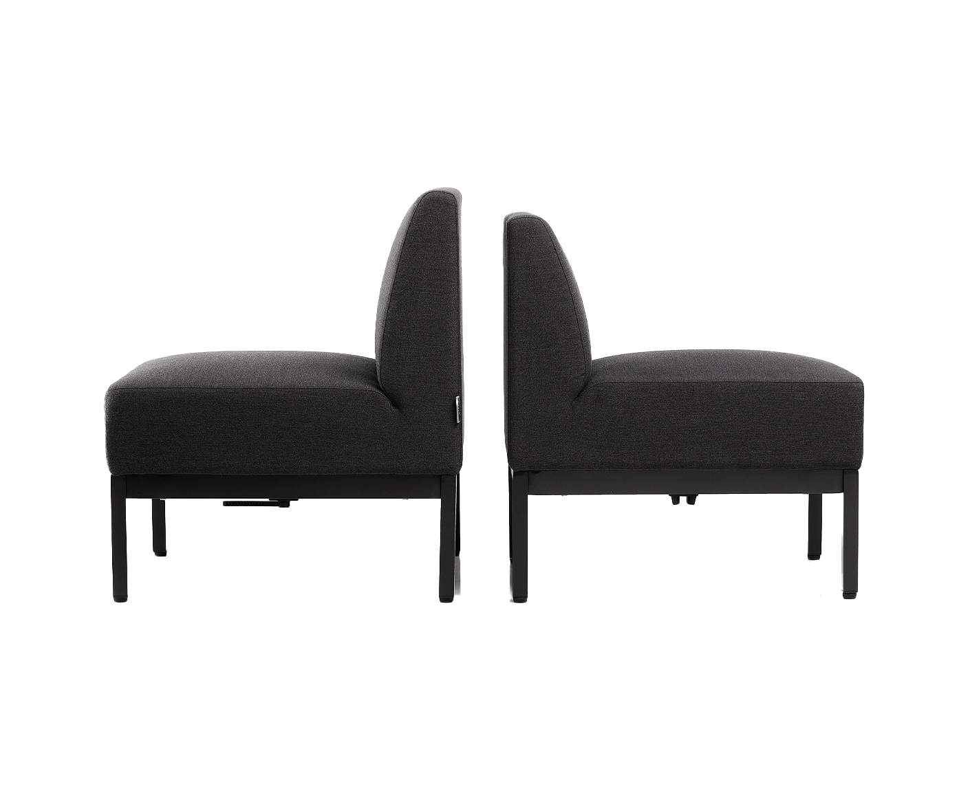 Kettler Pure City-Line Lounge Mittelteil Anthrazit / Sunbrella